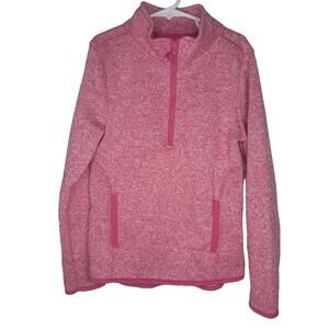Athletic Works Medium 7/8 Pink Fleece Pullover